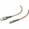 Toughtested PRO Armor Weave Lightning to USB Cable with Slim Tip, 8ft TT-PC8-IP2